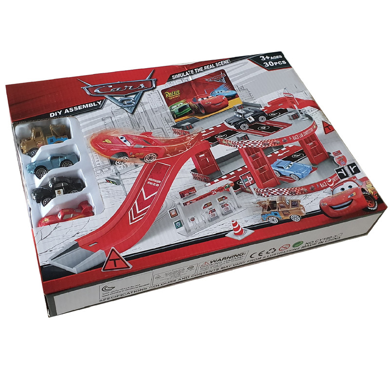 کیت ماشین بازی مدل پارکینگ مک کویین کد 3-CY180