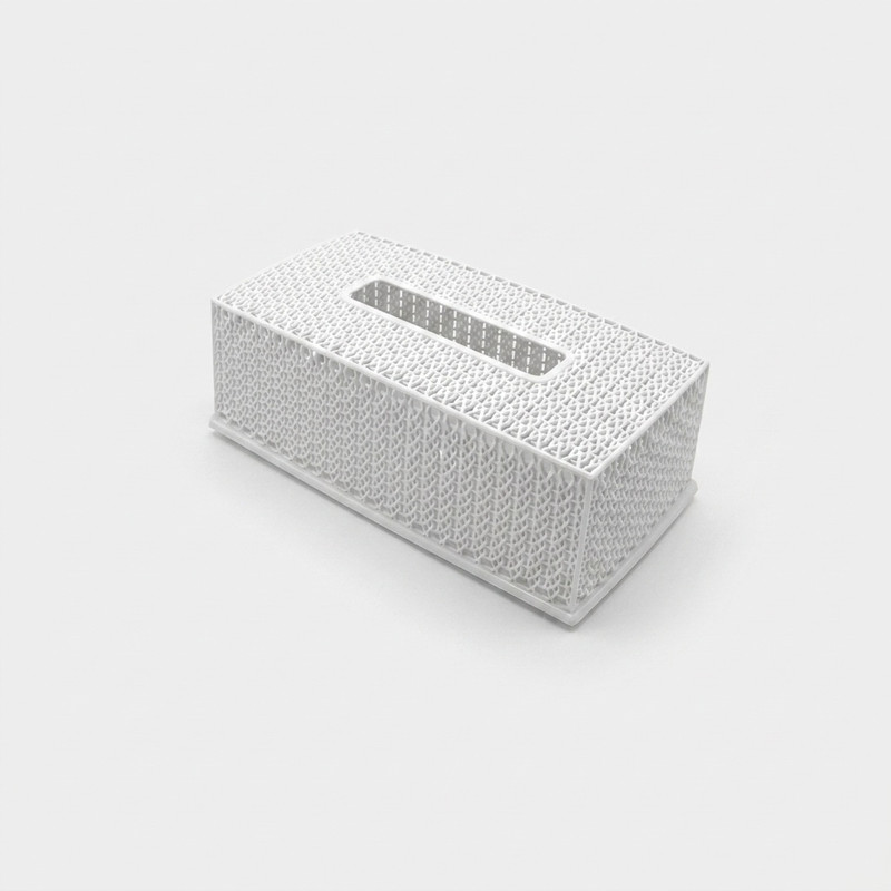 جای دستمال کاغذی مدل حصیر بافت کد t110
